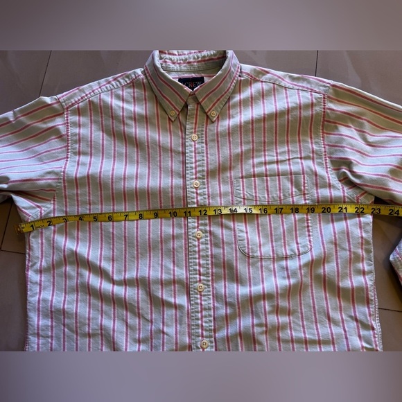 J.CREW Slim Shirt‎ Adult  Checkered Button Up Long Sleeve Pocket Mens M Cotton - Picture 4 of 16